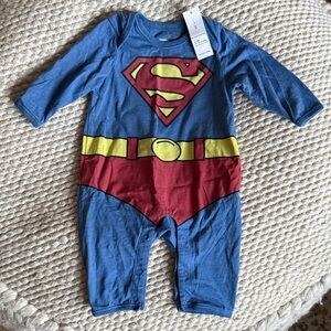Old Navy Blue and Red Superman Kids Costume